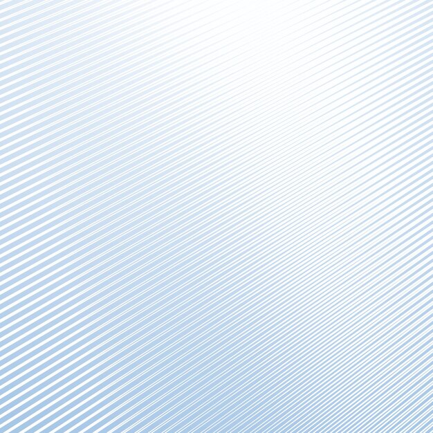 Linha de listras de gradiente azul pastel com padrão sem costura de fundo