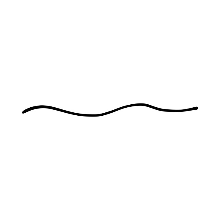 Vetor linha divisora enrolada desenhada à mão ícone ilustração vetorial elemento de design de swish swash swoosh sublinhar swirl squiggle linha de traço
