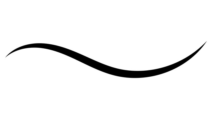 Vetor linha swoosh sublinhado traço de caligrafia encaracolado decoração elegante redemoinho desenhado
