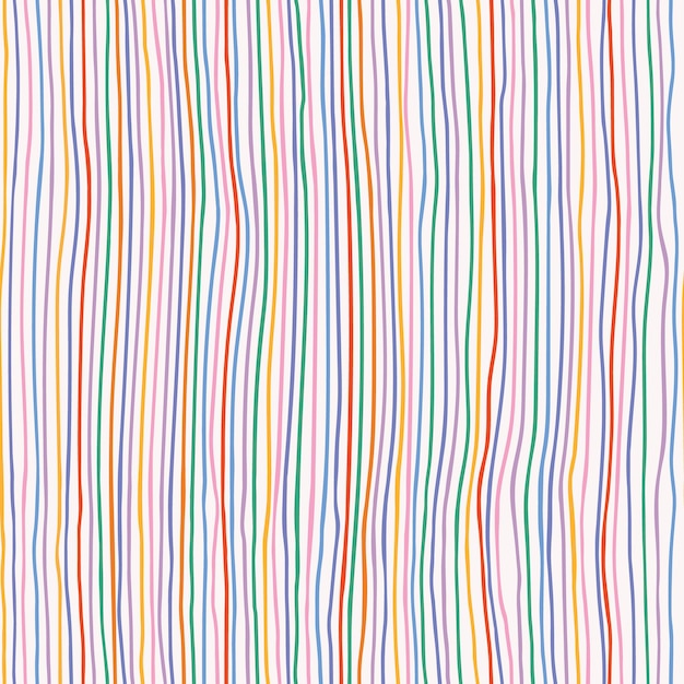 Linhas coloridas fundo sem costura pinceladas à mão
