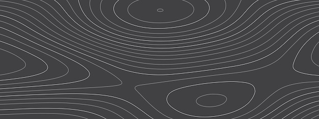 linhas de contorno do mapa topográfico ondulado fundo do padrão grelha de textura do terreno do mapa topológico
