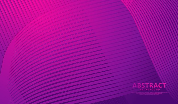 Linhas de fluxo abstrato de fundo com cor de gradação elegante e futurista para papel de parede e outros usuários