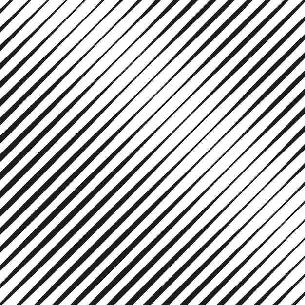 Linhas diagonais fundo padrão preto e branco textura listrada abstrata mínimo