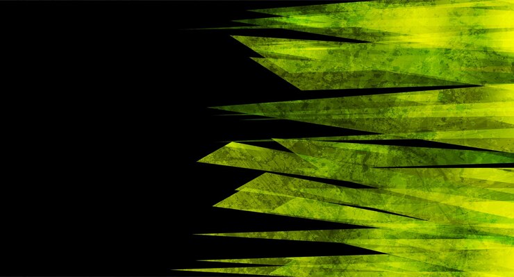 Vetor linhas grunge verdes e pretas fundo abstrato