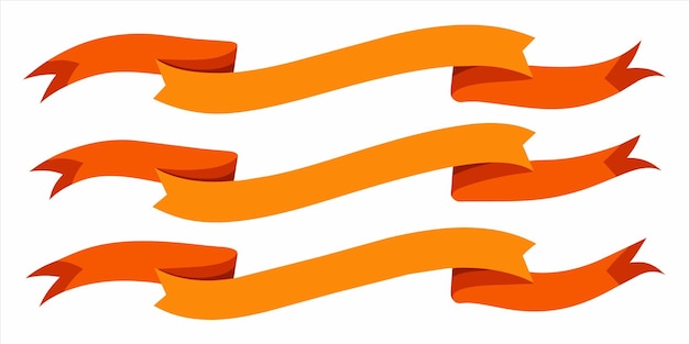Vetor linhas laranjas sobre um fundo branco com listras laranjas