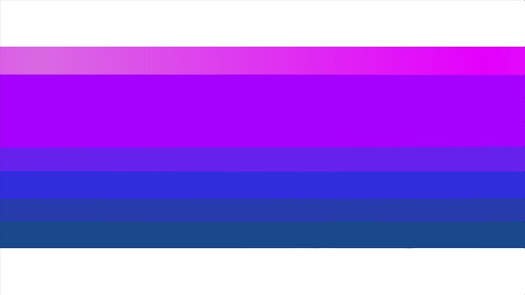 Vetor linhas roxas e cor-de-rosa com um gradiente roxo e azul