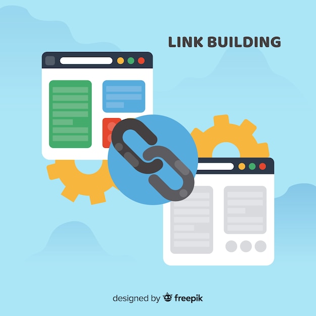 Link building concept