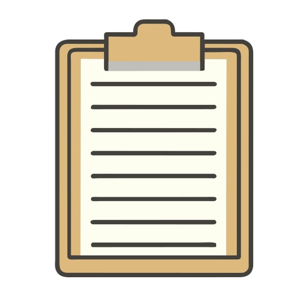 lista com ícone de notas