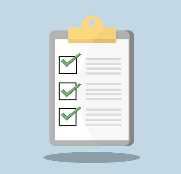 Lista de verificação concluída