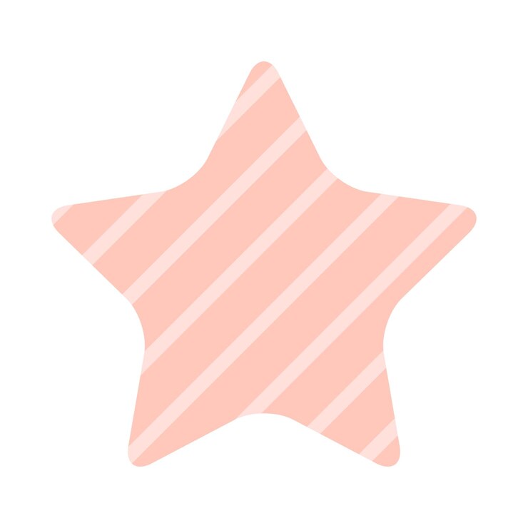 Vetor listras de estrelas de férias dos desenhos animados. ilustração vetorial. eps10