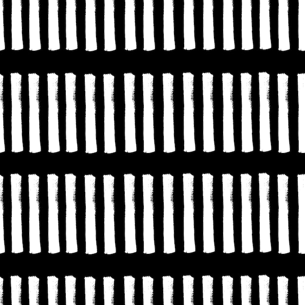 Listras verticais de abstração de padrão sem costura vetorial listras irregulares texturizadas de tinta