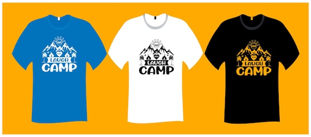 Live love laugh camp arquivo de corte svg design de camiseta de acampamento