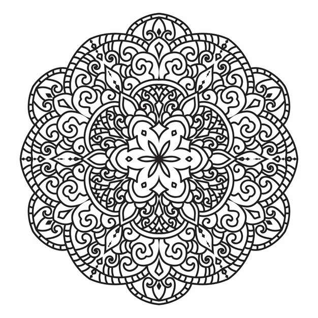Livro de colorir anti-stress para adultos.