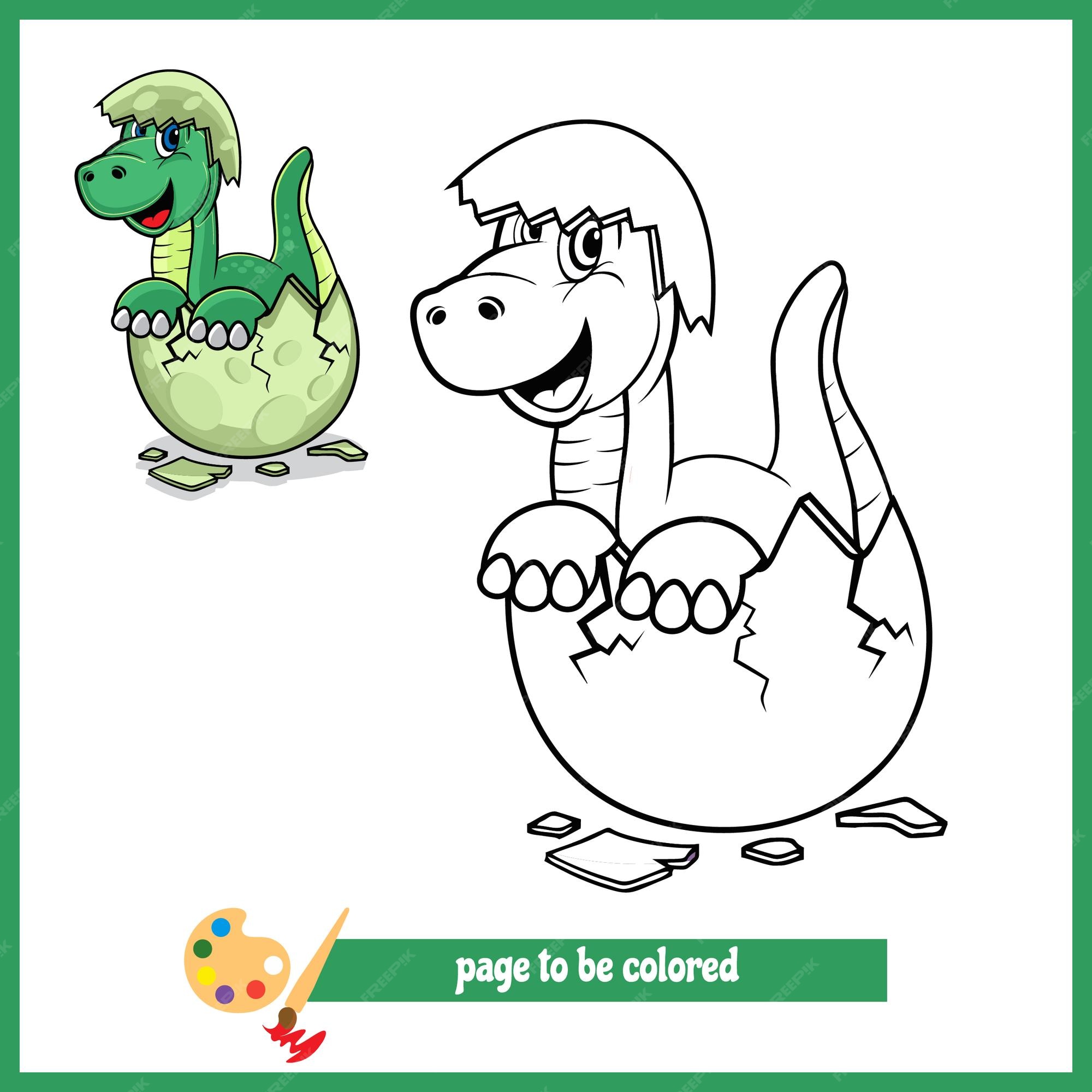 39 Incríveis Desenhos de Dinossauros para Colorir e Imprimir grátis