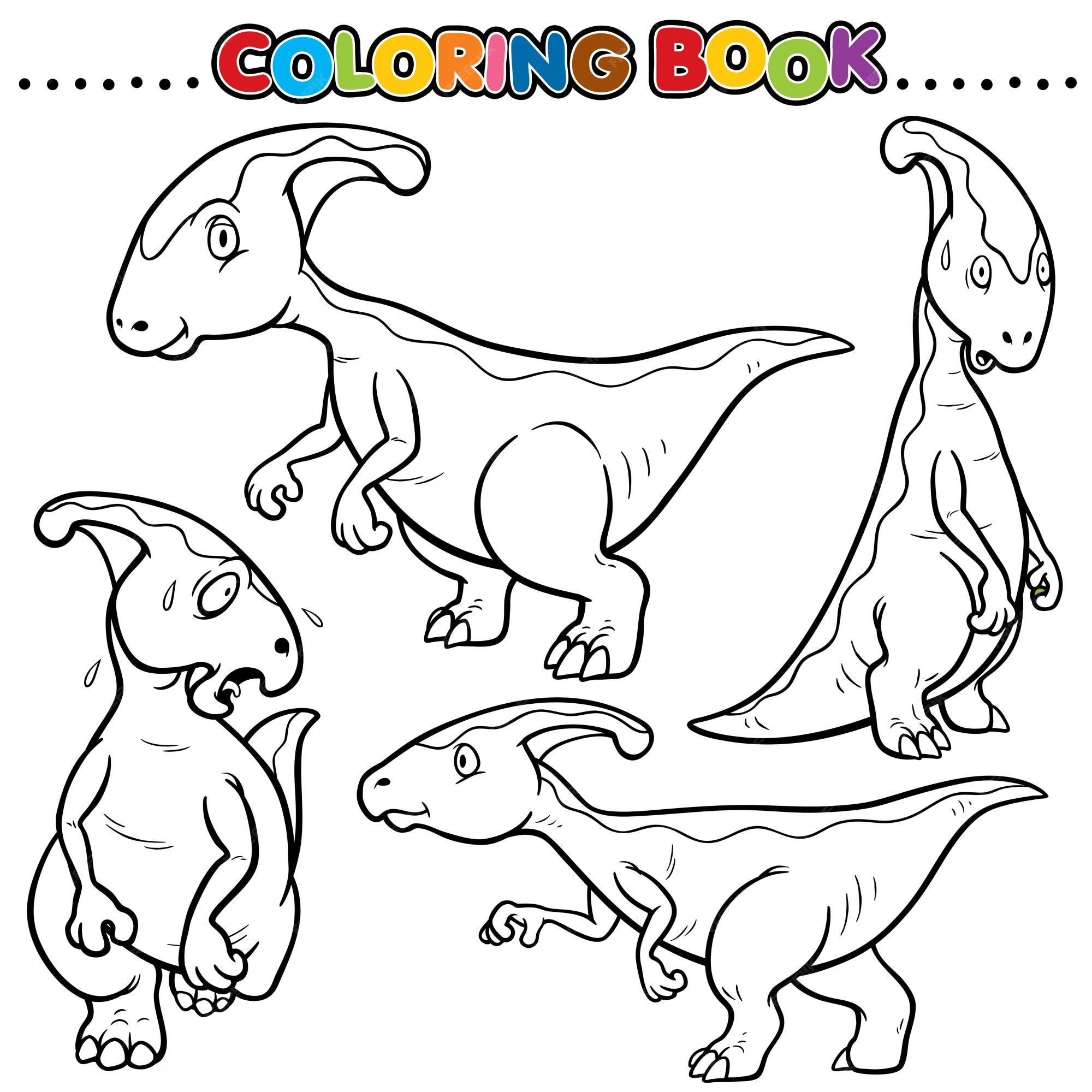 Livro De Colorir De Robôs De Dinossauros De Desenho Animado Para