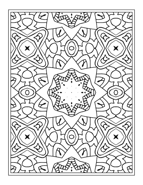 Livro de colorir floral para adulto mandala de flores para colorir