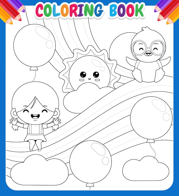 Desenhos de Amigos do arco-íris para colorir