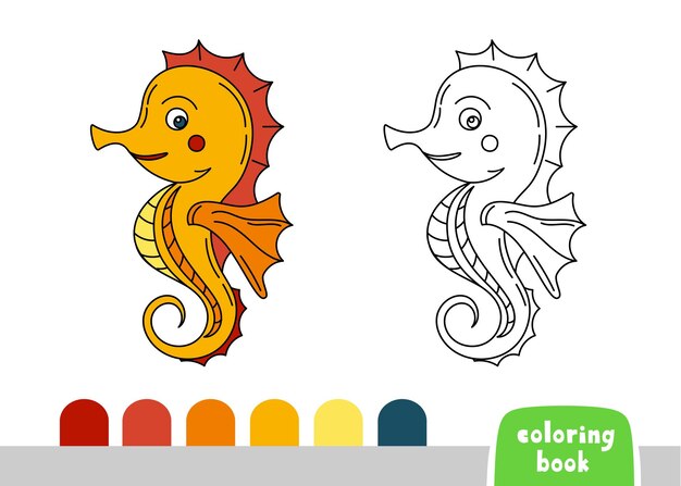 Desenho da página de colorir de desenho animado gato fofo. Livro para  colorir para crianças imagem vetorial de Oleon17© 115658336