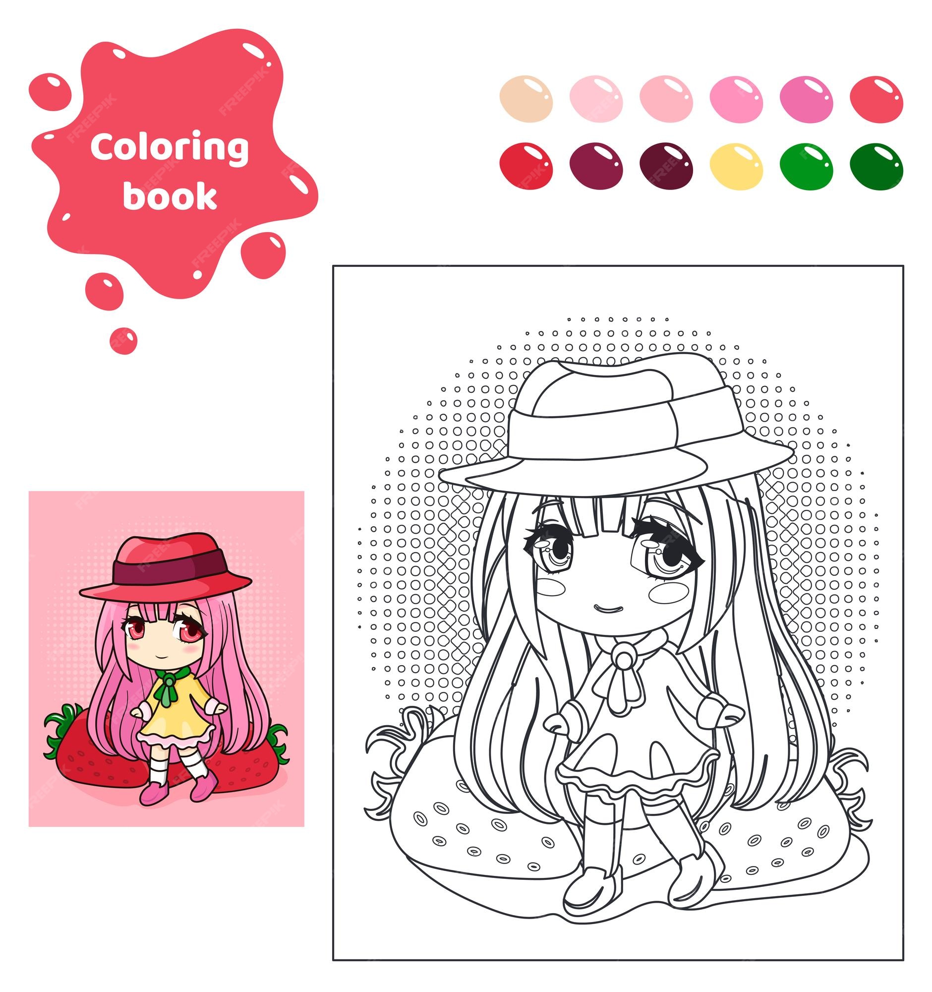 Livro de Colorir Anime Kawaii na App Store