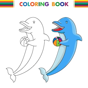 Jogo Dolphin Coloring Book no Jogos 360