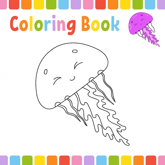 Livro de colorir para crianças.