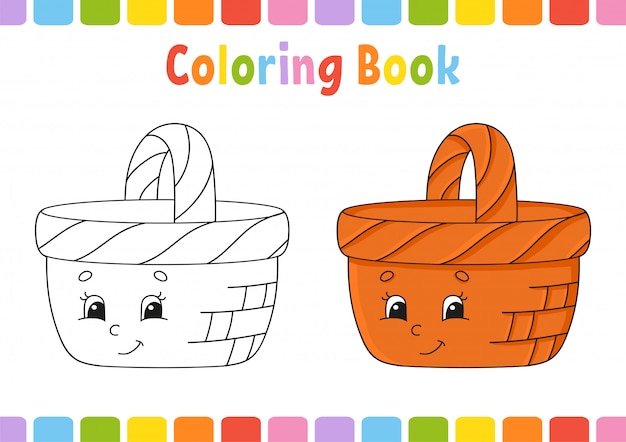 Livro de colorir para crianças.
