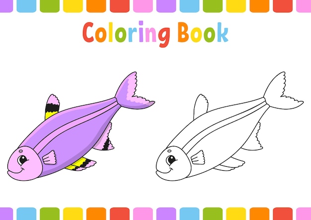 Livro de colorir para crianças.