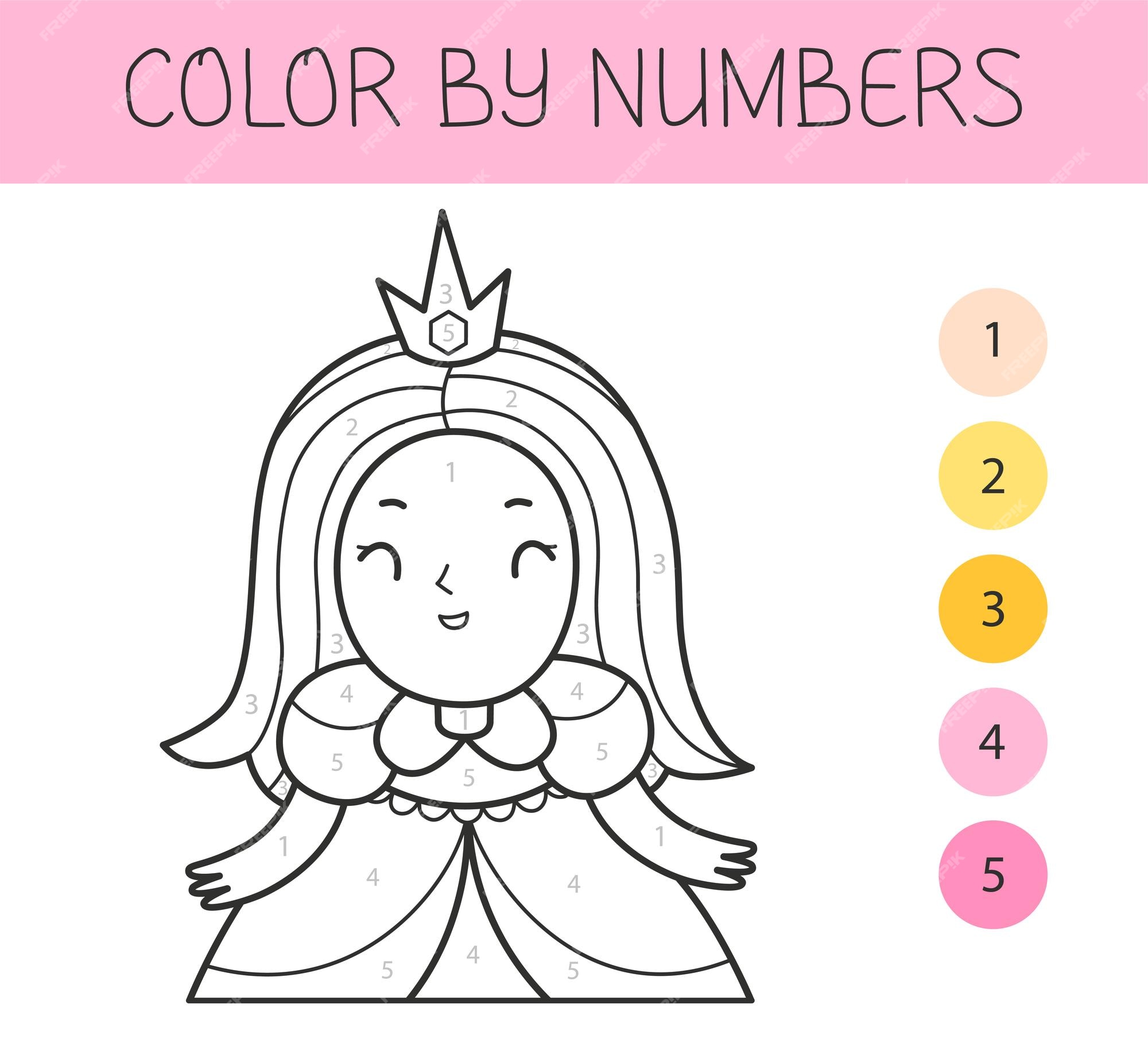 30 Desenhos de Princesas Pequenos e Grandes para Colorir