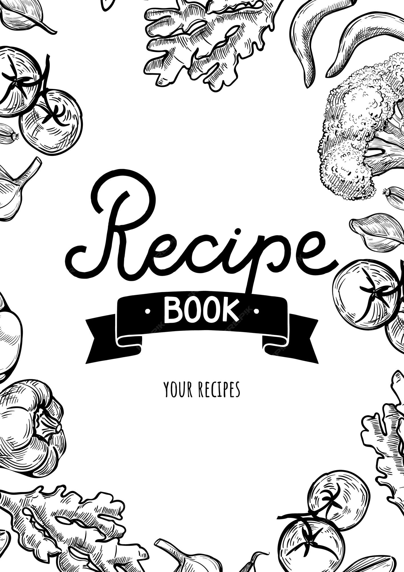 Desenhe comigo no Procreate: Ilustração de livro de receitas do