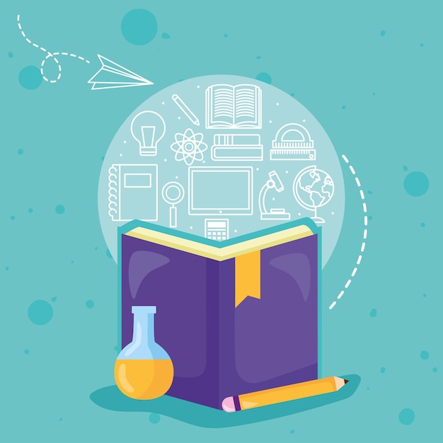 livro e ferramentas