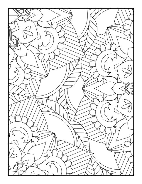 Livro para colorir floral livro para colorir floral livro para colorir floral para adultos livros para colorir