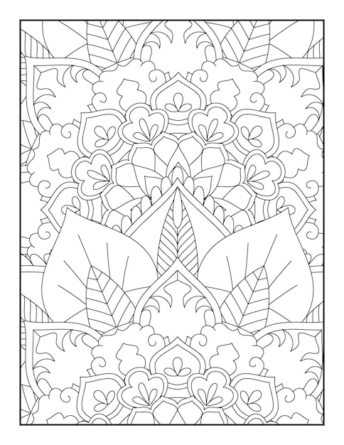 Livro para colorir floral livro para colorir floral livro para colorir floral para adultos livros para colorir