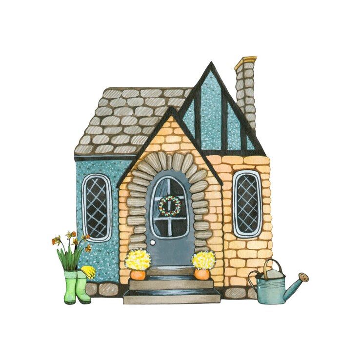 Vetor localização da casa
