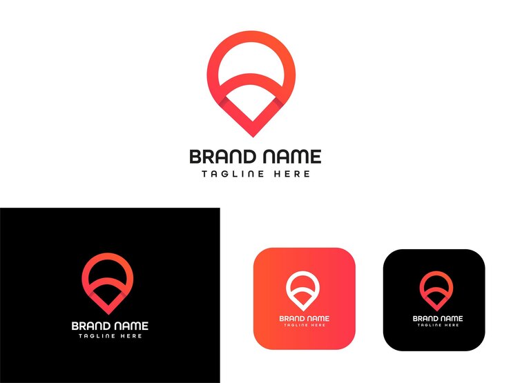 Vetor localização do logotipo