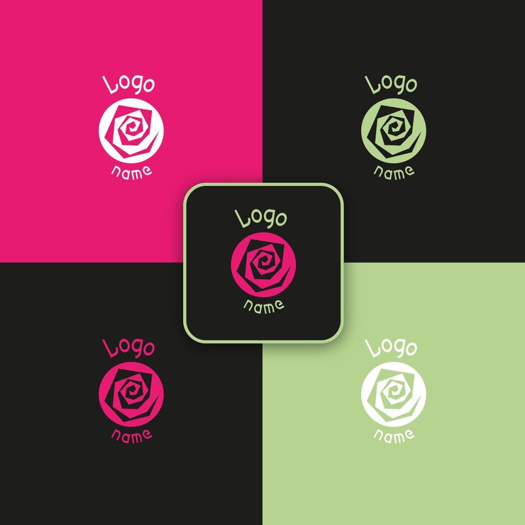 Vetor logo 01 logoshop minimalista logo