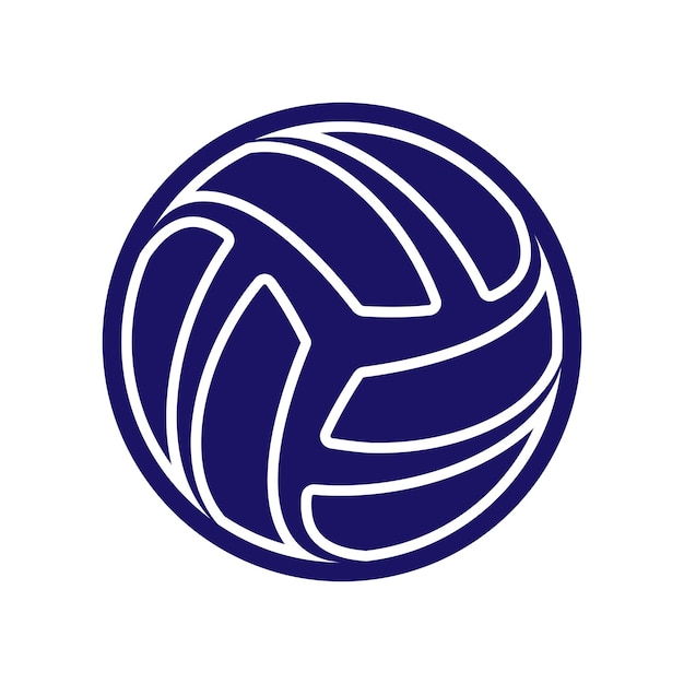 Logo abstrato de vôlei