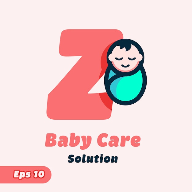 Logo alphabet z baby care