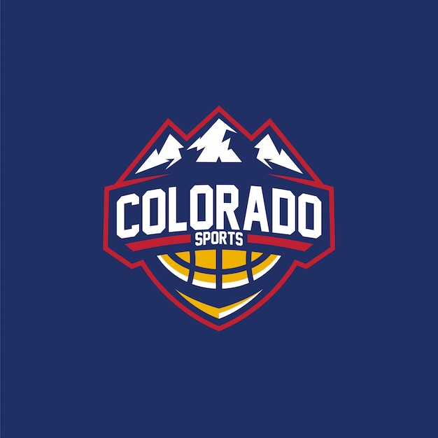 Logo basketball colorado sports