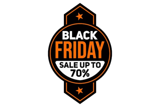 Vetor logo black friday 85