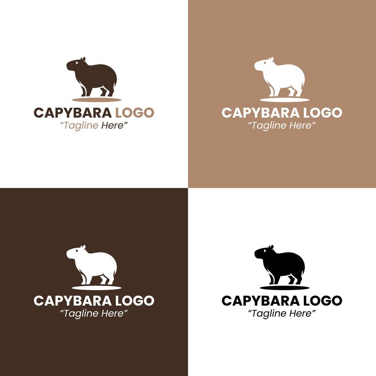 Vetor logo capivara