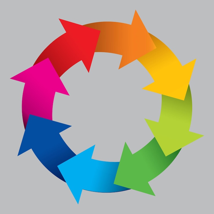 Vetor logo colorido vetor grátis
