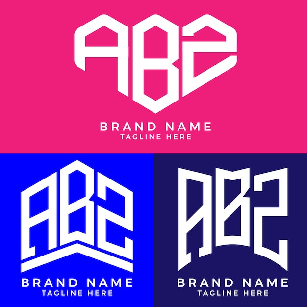 Vetor logo da letra abz. abz melhor imagem vetorial. design de logotipo abz monogram para empreendedores e negócios.