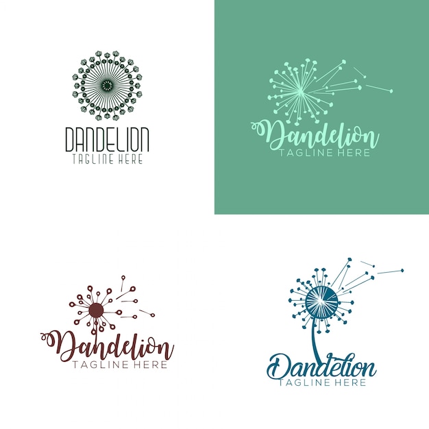 Vetor logo dandelion