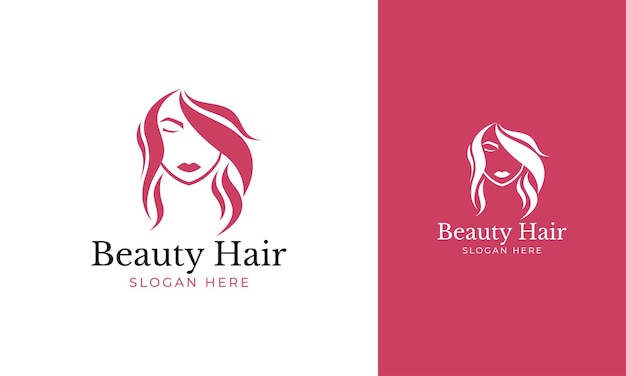 Logo de cabelo de beleza para ícone de salão