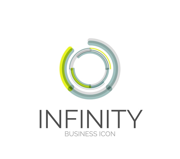 Logo de design de linha mínima