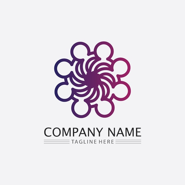 Logo de pessoas team succes as pessoas trabalham grupo e grupo comunitário logotipo de empresa e negócios vetor e design care family icon logotipo de sucesso