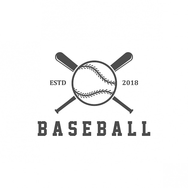 Logo design de beisebol