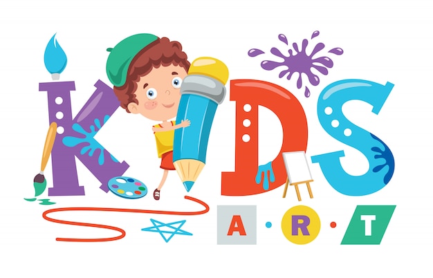 Logo design for kids art