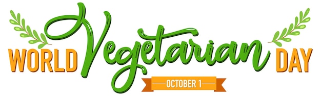 Logo do dia mundial do vegetariano