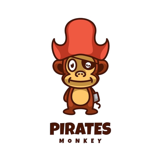 Logo do macaco pirata